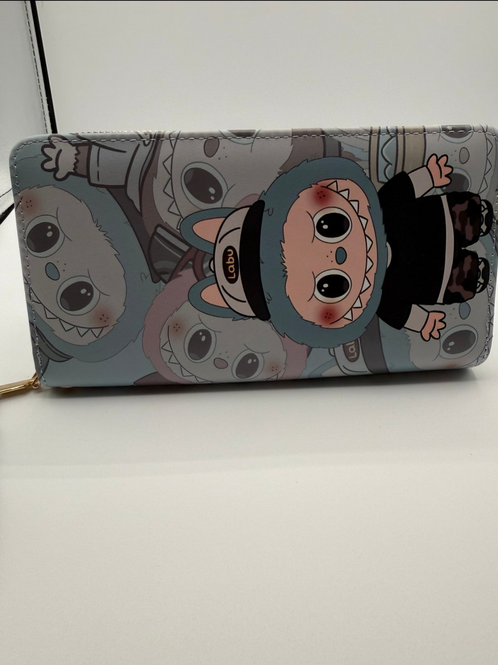 Character-Print Zip-Around Wallet with Wrist Strap