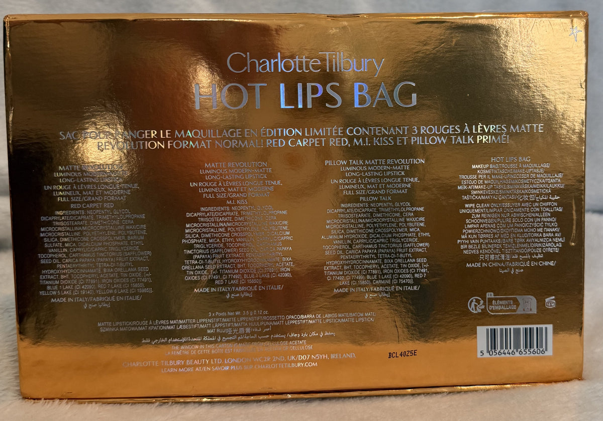 Charlotte Tilbury Hot Lips Bag