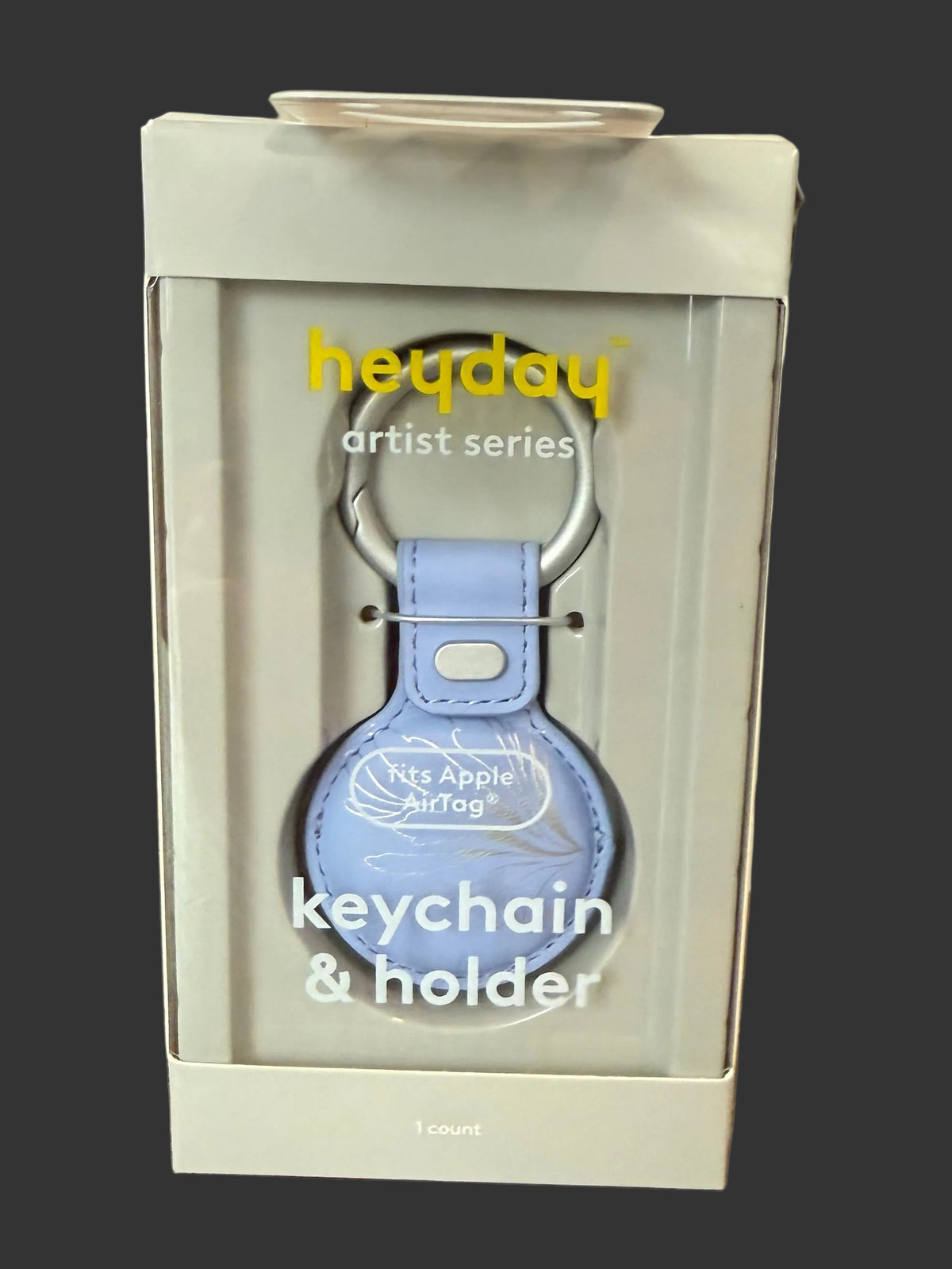 Keychain with Airtag Holder