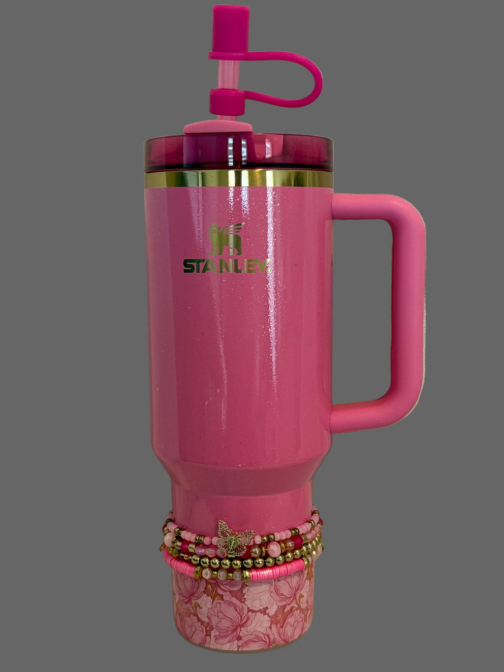 Stanley 40 oz - Vibrant Pink & Gold