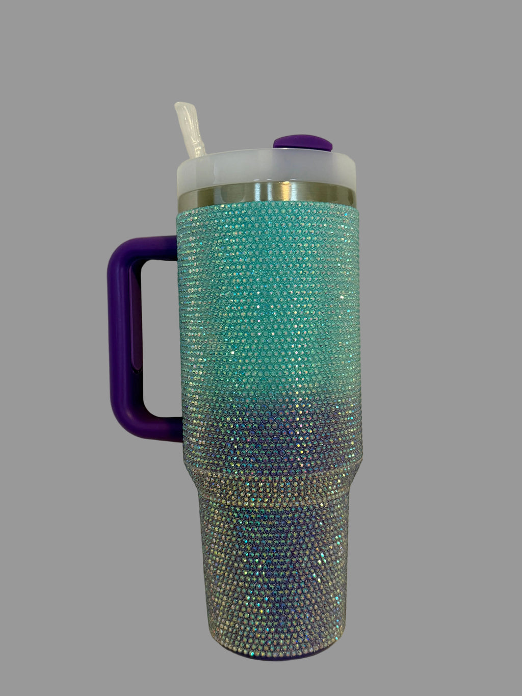 Purple Rhinestone Tumbler 40 oz