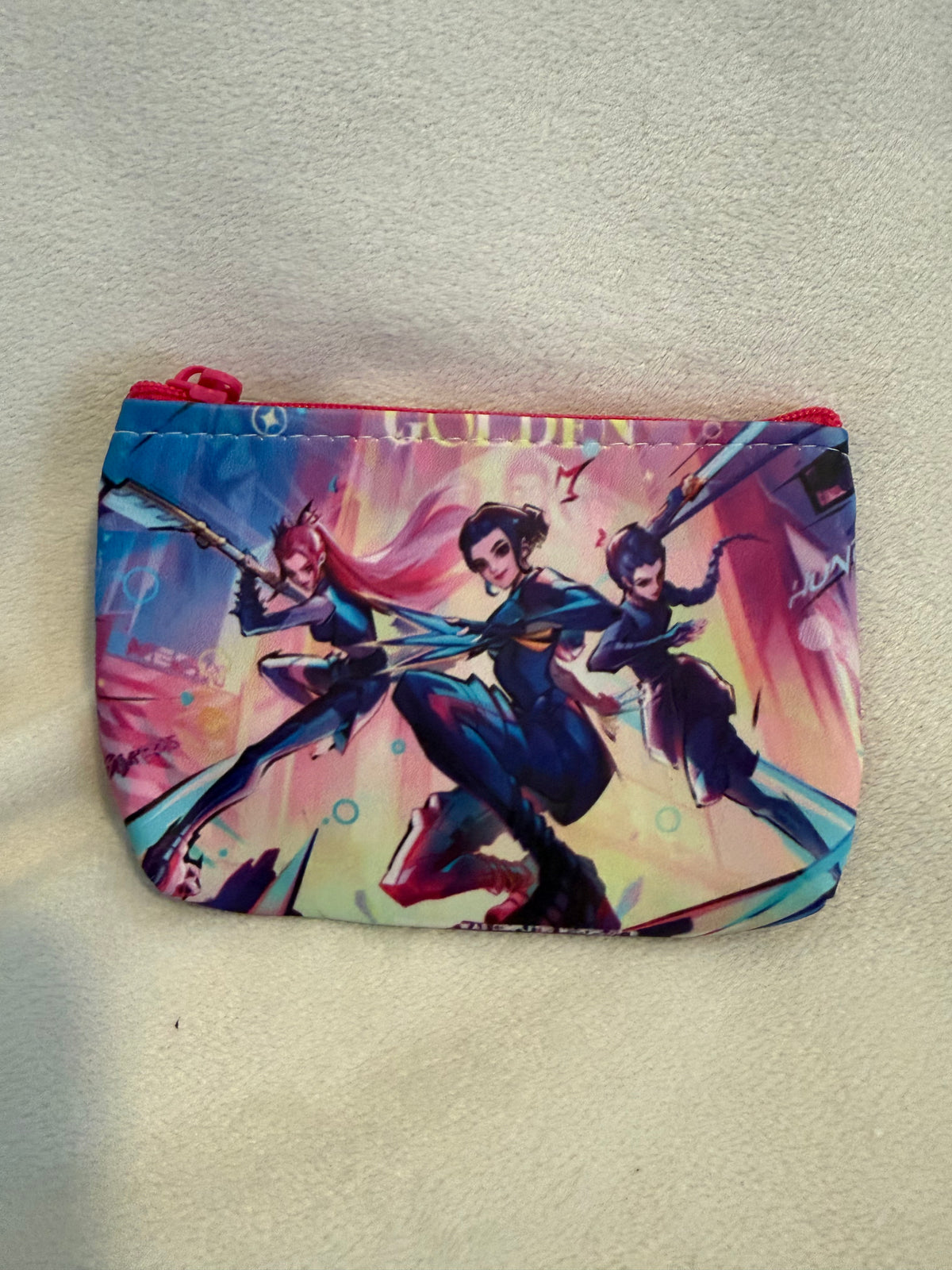 K-Pop Inspired Character Zip Pouch