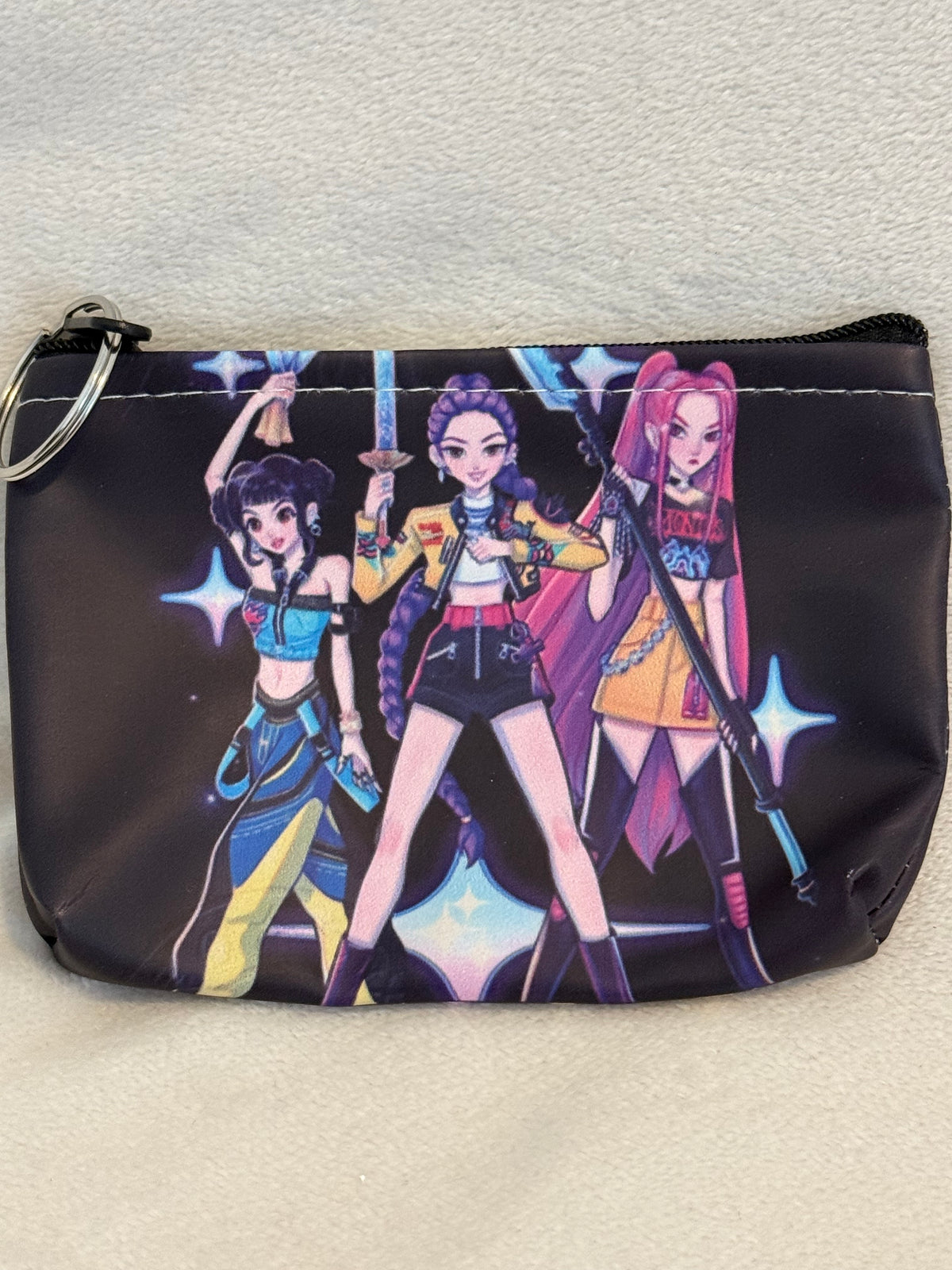 K-Pop Inspired Character Zip Pouch