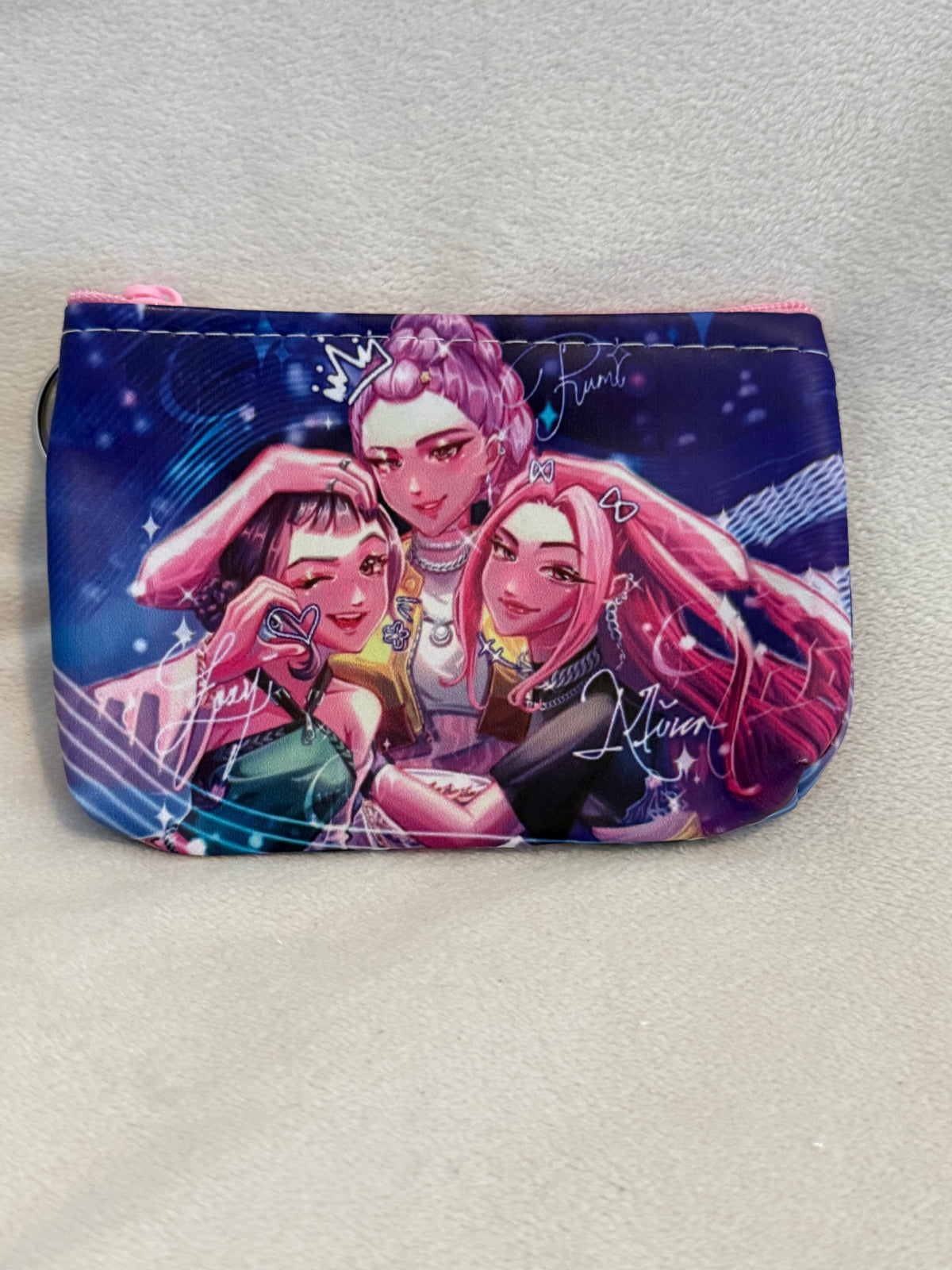 K-Pop Inspired Character Zip Pouch