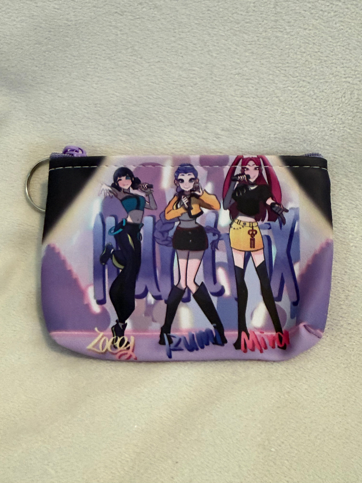 K-Pop Inspired Character Zip Pouch