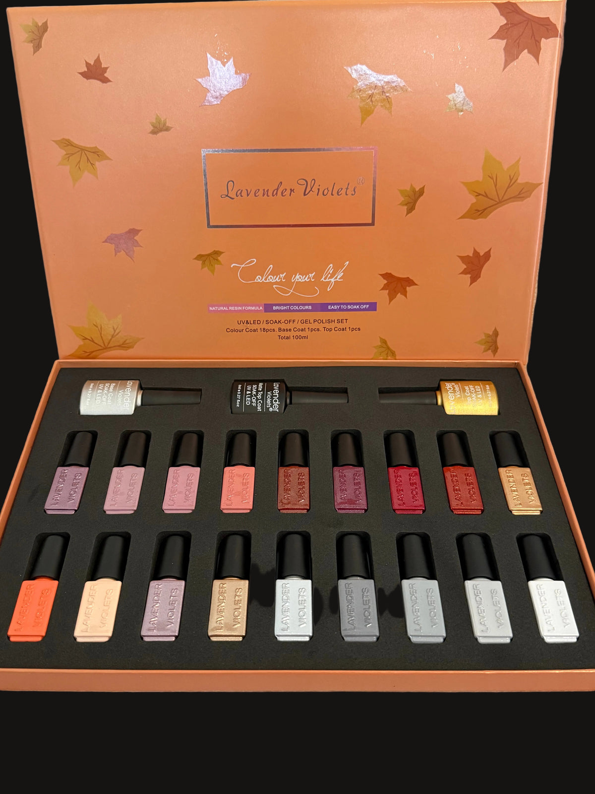 Lavender Violets 18 pc Gel Polish Set