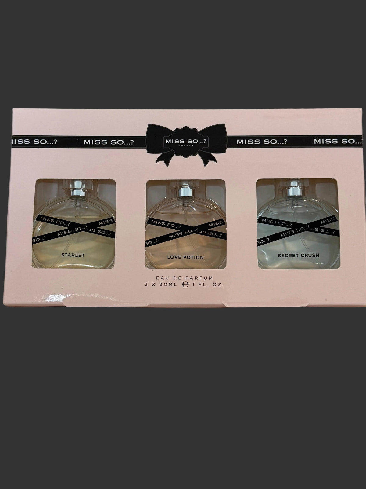 Miss So...?  Trio - Starlet, Love Potion and Secret Crush