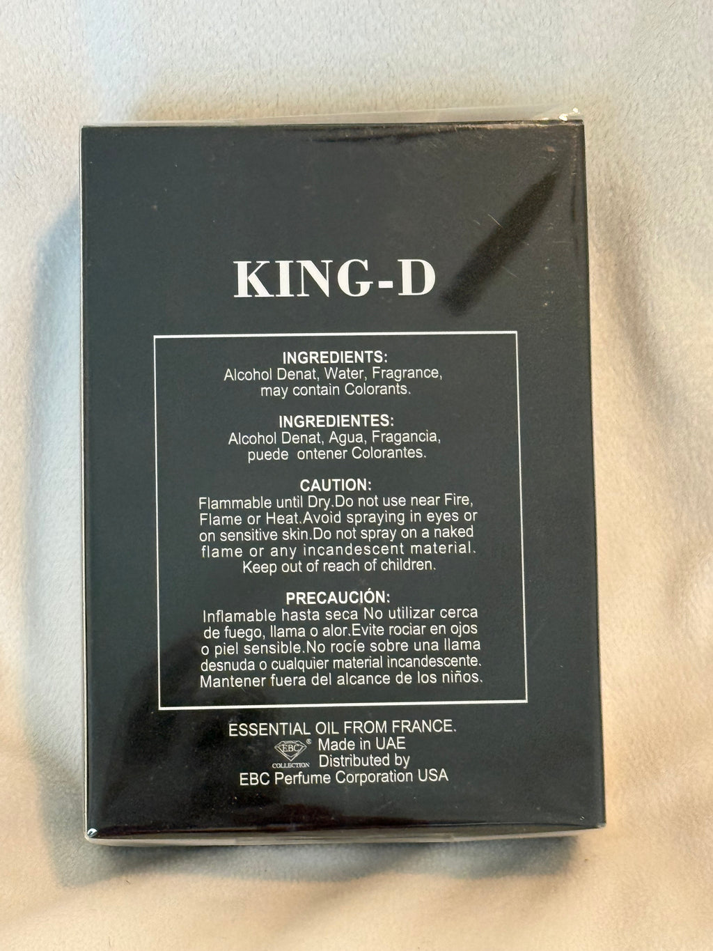 King-D Eau De Toilette Spray