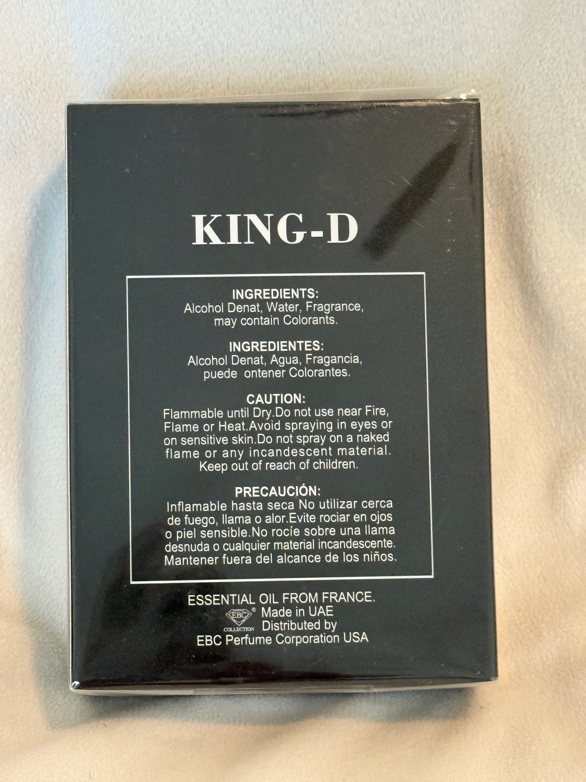 King-D Eau De Toilette Spray